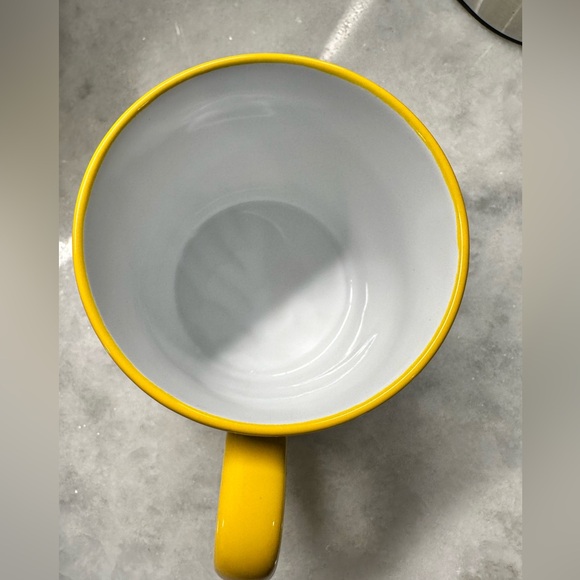 M&M's Yellow Coffee Tea 16 Oz Mug- "Inside Everyone There's A Little Nut" NWOT - Picture 5 of 9